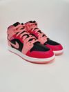 Tênis Nike Air Jordan Mid Coral Chalk