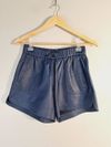Shorts de Couro