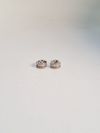 Argolas Ouro Branco e Diamantes