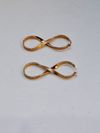 Brinco Valiatti Infinito ouro amarelo 18K