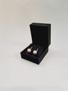Brincos Vivara ouro branco 18K