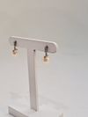 Brincos Vivara ouro branco 18K