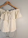 Blusa Andrea Bogosian couro