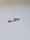 Pingente Baron ouro branco 18K