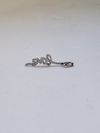 Pingente Baron ouro branco 18K