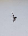 Pingente Baron ouro branco 18K
