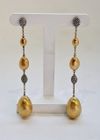 Brinco Vivara Coleção Amêndoas ouro amarelo 18K