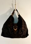 Bolsa Gucci Soft Stirrup Brocade Tote