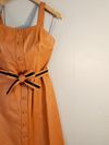 Vestido Tannerie couro