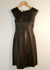 Vestido Juliana Sanmartin couro