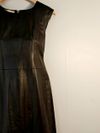 Vestido Juliana Sanmartin couro