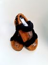 Flat Fendi Shearling Slide