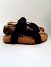 Flat Fendi Shearling Slide