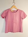 Blusa Juliana Sanmartin couro