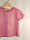 Blusa Juliana Sanmartin couro