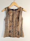 Blusa Juliana Sanmartin couro