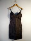 Vestido Juliana Sanmartin couro