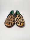 Loafer Blue Bird Velvet Leopardo