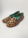 Loafer Blue Bird Velvet Leopardo