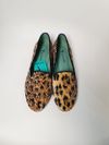 Loafer Blue Bird Velvet Leopardo