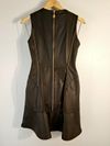 Vestido Juliana Sanmartin couro
