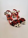 Sandália Dolce & Gabbana Multicolor Dot Patent