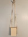 Bolsa JW PEI Lola Gradient Chain Phone Case Ivory Croc