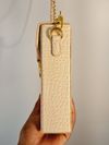 Bolsa JW PEI Lola Gradient Chain Phone Case Ivory Croc