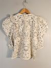 Blusa Andrea Bogosian couro