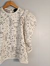Blusa Andrea Bogosian couro