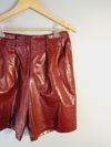 Shorts Nati Vozza couro