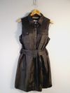 Vestido Juliana Sanmartin couro