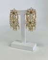 Brinco Flores ouro amarelo 18K