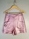 Shorts Tannerie couro