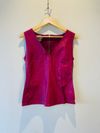 Blusa Juliana Sanmartin couro