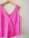 Blusa Juliana Sanmartin camurça