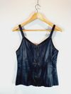 Blusa Zinnia couro