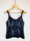 Blusa Zinnia couro