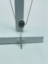Pulseira Rosário Ouro Branco e Brilhantes