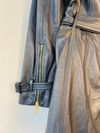 Casaco Burberry couro