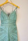 Vestido Cruise couro
