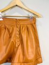 Shorts Tannerie couro