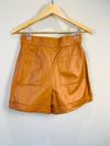 Shorts Tannerie couro