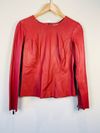 Blusa Bruna Lamp couro
