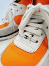 Tênis Chanel High Top Neon