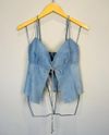 Blusa Juliana Sanmartin couro
