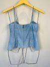 Blusa Juliana Sanmartin couro