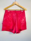 Shorts Nati Vozza Mara couro