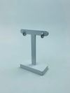 Brinco em ouro branco 18k e diamantes