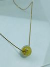 Colar Veneziano Ouro Amarelo e Quartzo Rutilado